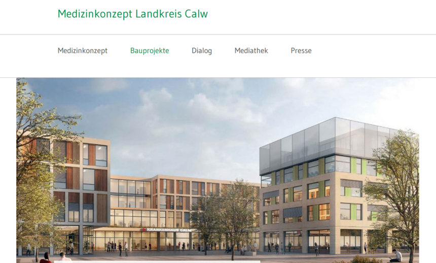 Bild: Webseite Neubau Calw