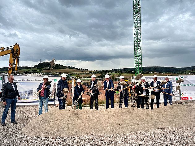 Pressefoto Spatenstich-Gesundheitscampus Calw