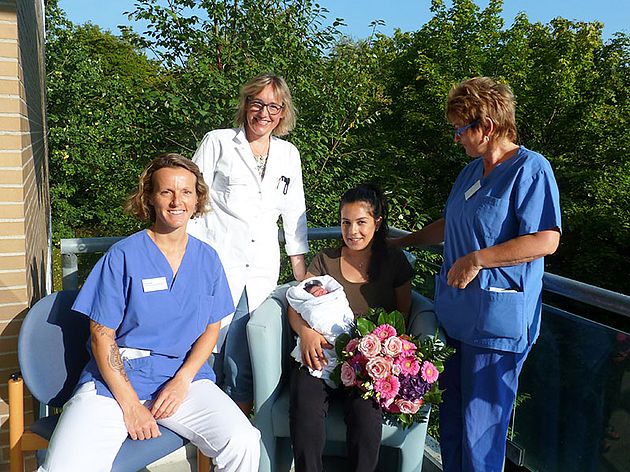 Foto: Tausendstes Baby 2021 Krankenhaus Herrenberg