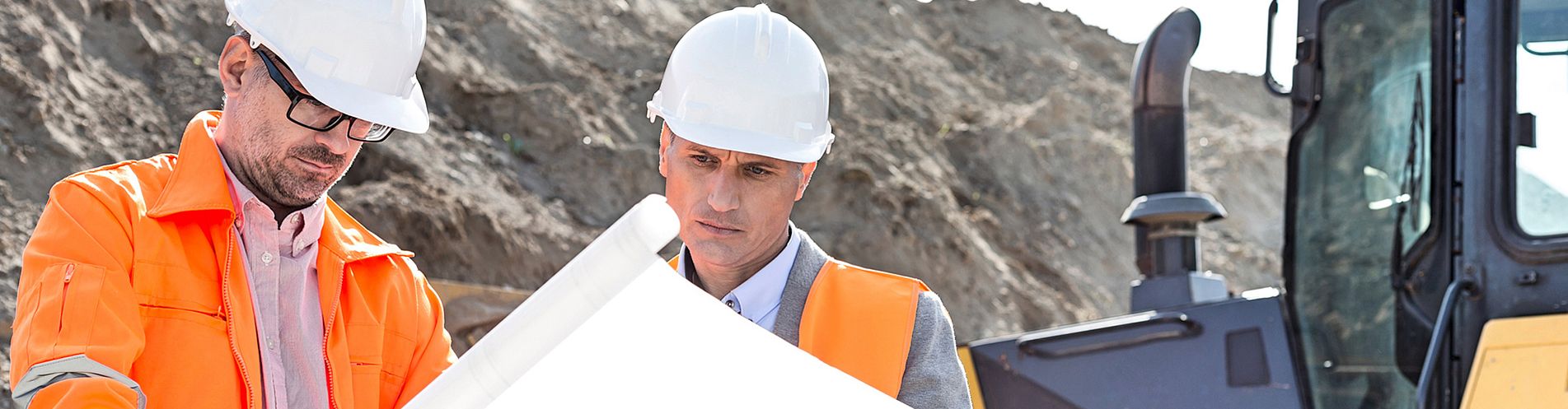 Bild: Arbeiter auf der Baustelle