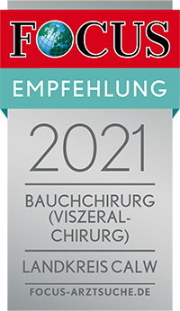 Focus Siegel Empfehlung Bauchchirurg Viszeralchirurg 2021