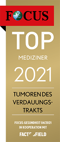 Focus Siegel Top Mediziner Tumoren des Verdauungstrakts 2021