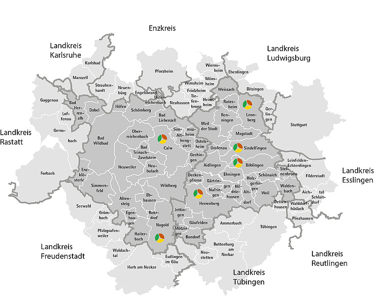 Bild: Karte Standorte
